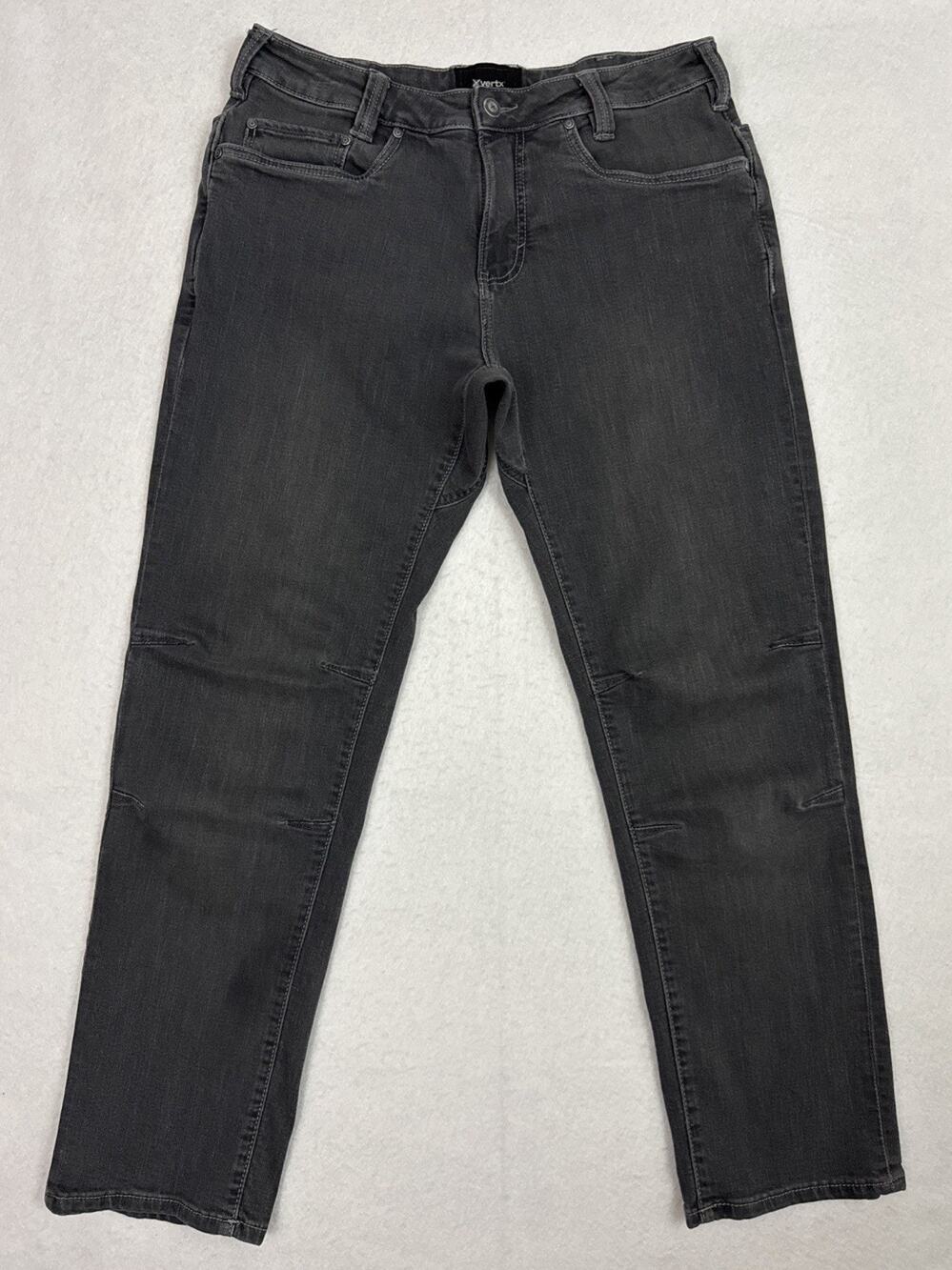 Vertx Defiance Jeans Mens 33x32 Gray Tactical Stretch Coolmax Denim Pants